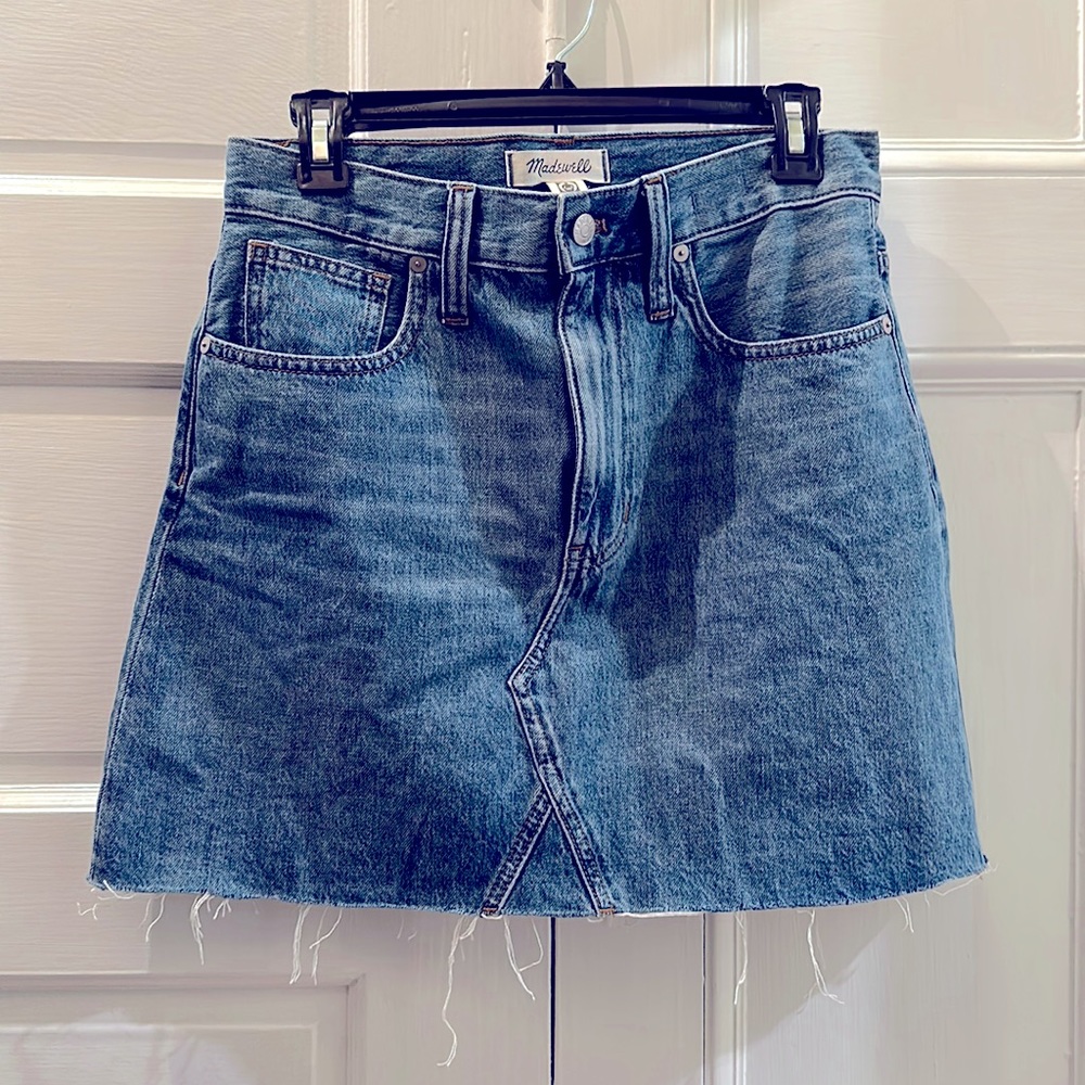 Madewell Jean Skirt NWOT
